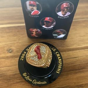2004 St Louis Cardinals National Championship ring